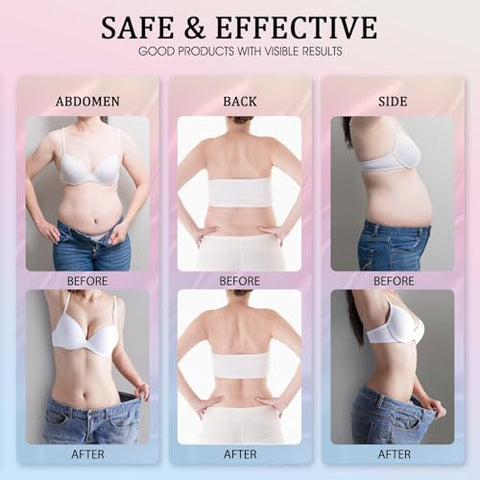 Leadyeah - Creme Firmador B Flat Belly – Hidratante, Firmeza para Barriga, Coxas e Glúteos, Loção Corporal para Mulheres e Homens, 125g