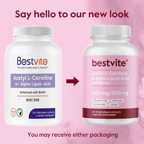 Acetyl L-Carnitine 500mg – Potencialize sua energia e queime gordura - BESTVITE