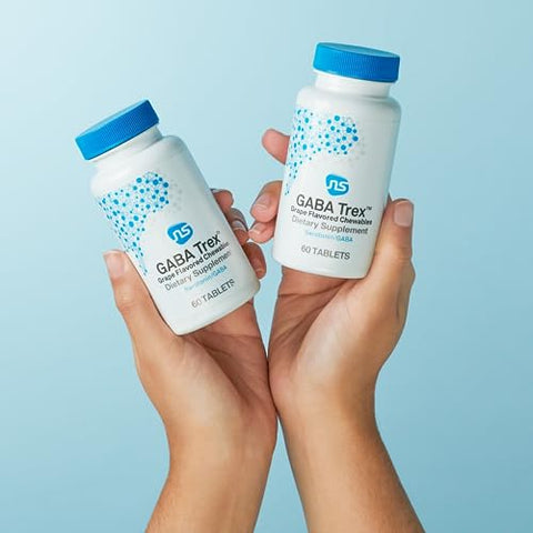 GABA Trex – Comprimidos Mastigáveis de L-Teanina para Reduzir o Estresse – 60 Unidades - NeuroScience