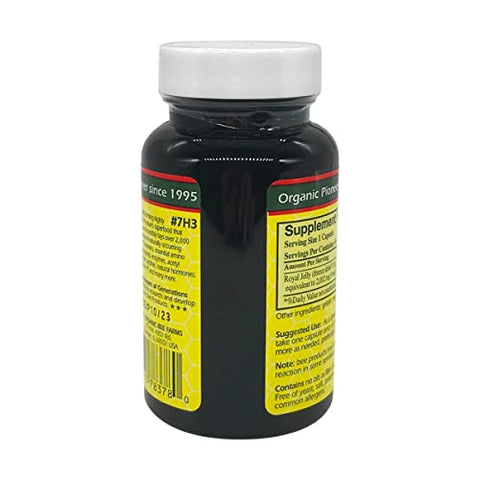 YS Eco Bee Farms - YS BEE Farms Cápsulas de Geléia Real Pura, 35 CT – 100% Natural e Nutritivo