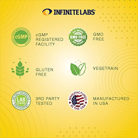 L Carnitine 1000mg MTX – Blend de Aminoácidos de Carnitina Fumarato, L-Carnitina L-Tartarato, Acetil L-Carnitina, L-Carnitina HCL, L-Carnitina Base 120 Cápsulas Vegetarianas - Infinite Labs