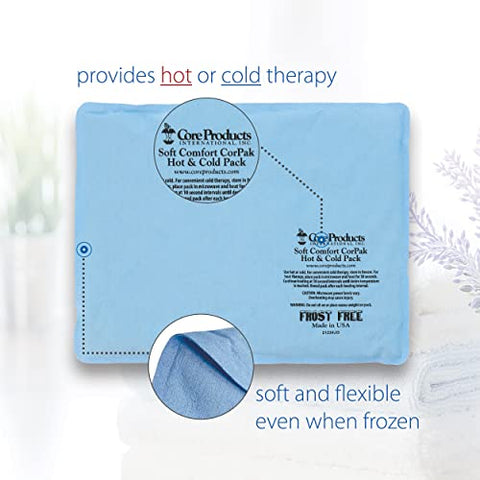 Soft Comfort CorPak – Terapia Quente e Fria, 10″ x 13″, Fabricado nos EUA – 2 Pacotes - Core Products