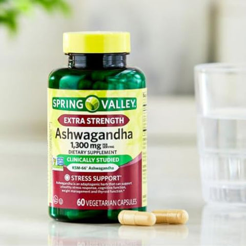 4 TOP CARE - H4U__4 TOP Care Ashwagandha – 1300 mg, 100 Cápsulas Vegetarianas – Cuidado Total para sua Saúde