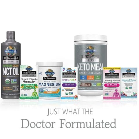 Dr. Formulated Saúde Cerebral Orgânica Memória – Fórmula Avançada 60 Cápsulas - Garden of Life