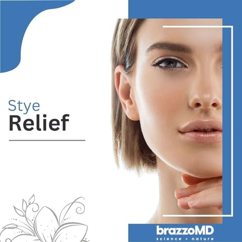 brazmedics - brazzoMD Stye Relief – Fórmula Médica – Auxilia Chalazions, Feito com Arnica – 30g