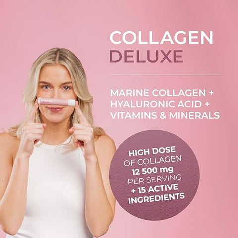 Swedish Collagen - Colágeno Deluxe 12500mg 25ml | Peptídeos de Colágeno Marinho Hidrolisado Tipo I