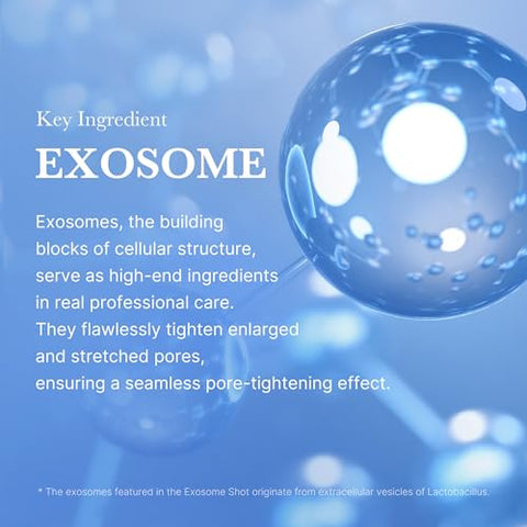 Zero Exosome Shot 7,500 PPM Spicule Serum Facial | Booster Líquido para Pele | Exosome, AHA BHA PHA | Minimizador de Poros, Melhora das Células Mortas da Pele | Cuidados com a Pele Coreanos - Medicube
