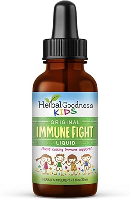 Herbal Papaya - Kids Immune Support 30ml with Ashwagandha and Turmeric Herbal Supplements – Natural Kids Immune Booster Drops for Wellness – Non-GMO – Made in Brazil