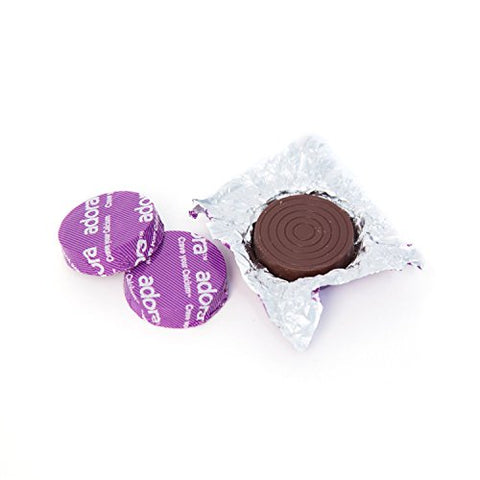 Suplemento de Cálcio Chocolate Amargo, 30 Unidades (Pacote Econômico de 3) - Adora