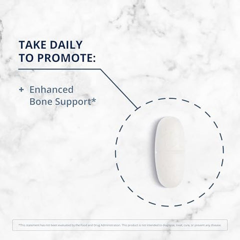 Bone Builder Extra Strength – Suplemento de Cálcio para Saúde Óssea* – Alto Teor de Cálcio para Saúde Óssea* – com Fósforo – Livre de Glúten - Metagenics
