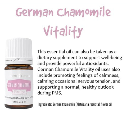Óleo Essencial de Camomila Alemã Vitality 5 ml | Antioxidante - Young Living