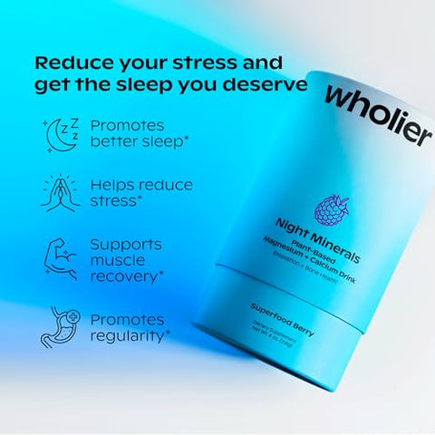 wholier - Wholier Magnesium Glycinate: Suplemento de Magnésio de Alta Qualidade em Cápsulas – 100% Natural e Absorção Máxima – 120 Cápsulas de 500mg