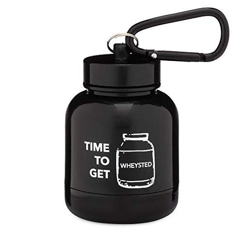 ONMYWHEY - Funil Portátil para Proteína e Suplemento em Chaveiro, Ideal para Academia, Treinos, Fitness e Viagens – Aprovado pela TSA, Kit com 5 Modelos Divertidos