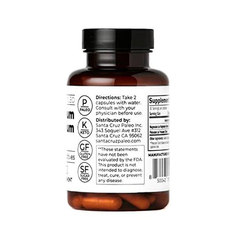 Santa Cruz Paleo - Santa Cruz Magnésio: Poderoso Mineral para Saúde e Bem-Estar – 100g