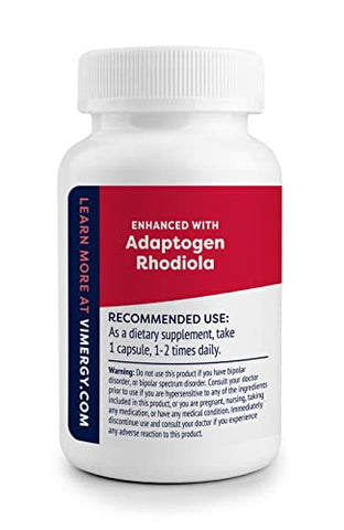 Adapto B Complex – 120 Porções – Alta Potência com 8 Vitaminas B, Rhodiola – Marca Vimergy - Vimergy