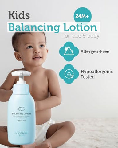 GOONGBE - Loção Hidratante Corporal Infantil Coreana com Arroz – Cuidado para Crianças – 100ml