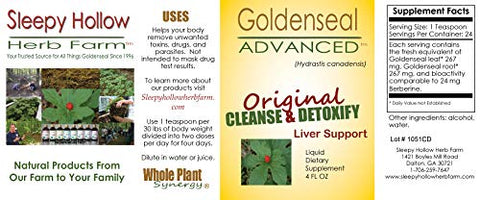 Sleepy Hollow Herb Farm Your Trusted Source for All Things Goldenseal - Limpeza de Goldenseal: Detox Natural para uma Saúde Pura – 100g