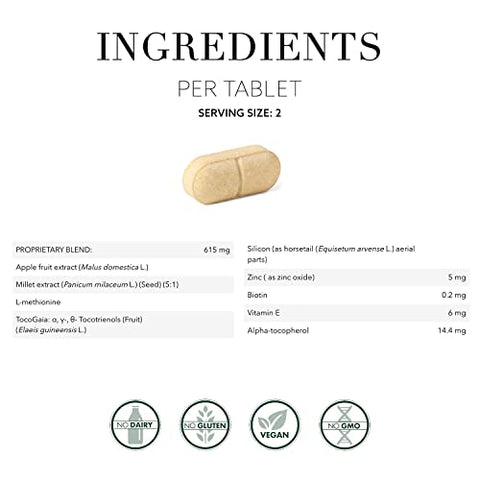 NEW NORDIC - Suplemento New Nordic Hair Gro | Comprimidos para o Crescimento Capilar | Biotina