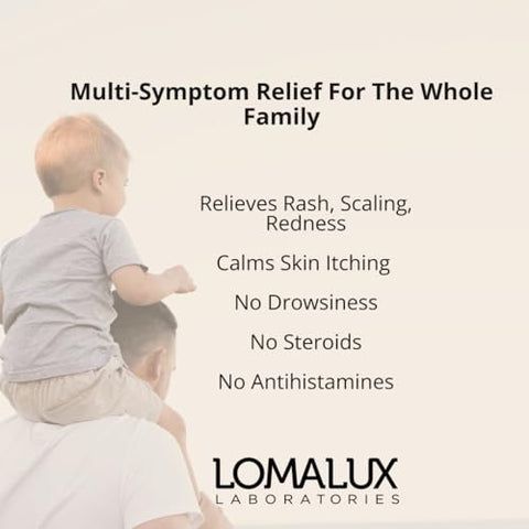 Loma Lux - Pílula Natural para Eczema Tratamento de Pele Coceira Minerais que Aliviam Desenvolvida por Dermatologistas para Crianças e Adultos Elimina e Previne Escamação, Inflamação e Coceira do Eczema Sem Produtos Químicos Agressivos