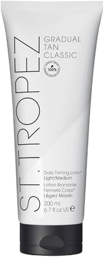 St.Tropez Loção Firmadora Gradual Tan, Hidratante Autobronzeador, 5 Benefícios para a Pele, Vegano, Natural