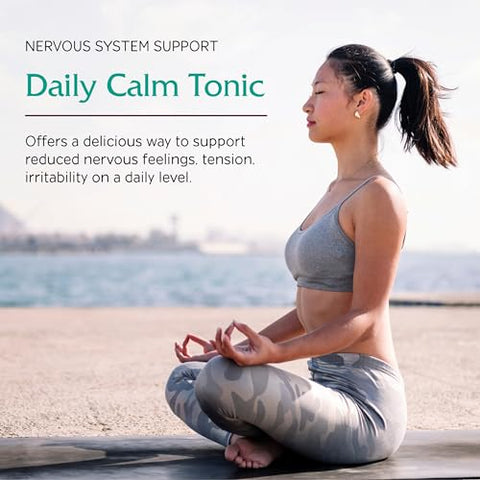 Daily Calm Tonic – Alívio Natural do Estresse Líquido com Limão Bálsamo, Kava Kava e Flor de Maracujá – Fórmula do Dr. para Mulheres e Homens - Vitanica