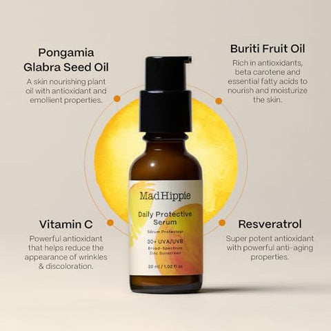 Serum Protetor Diário, Hidratante FPS 30 – 30ml - Mad Hippie