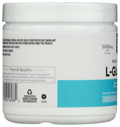 L-Glutamina em Pó Livre de Forma, 227 g - Whole Foods Market