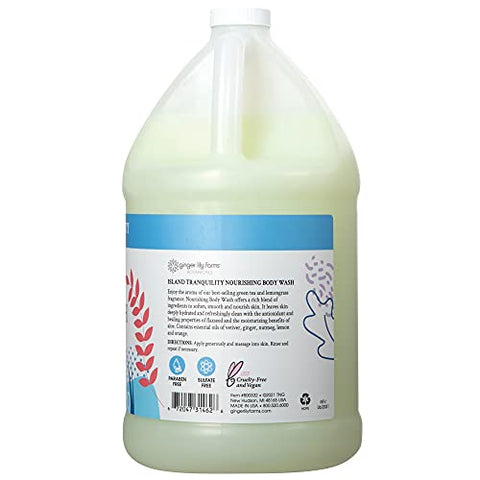 Botanicals – Sabonete Líquido Nutritivo, Ilha Tranquilidade, 100% Vegano – 250ml - Ginger Lily Farms