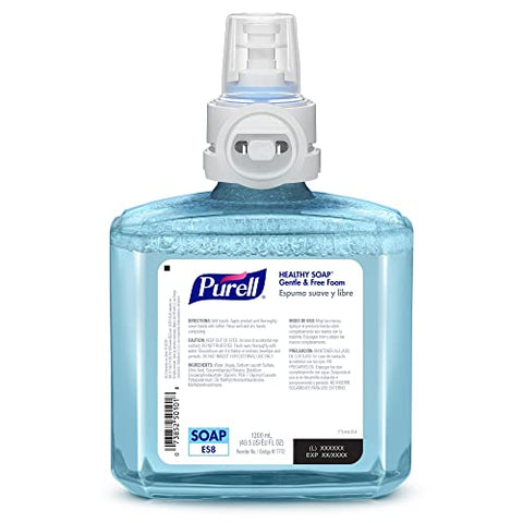 Purell - PURELL Sabonete Saudável Gentle and Free Foam, Sem Fragrância, Recarga de 1200 mL para Dispensador Automático de Sabonete PURELL ES8 (Pacote com 2) – Fabricado pela GOJO, Inc