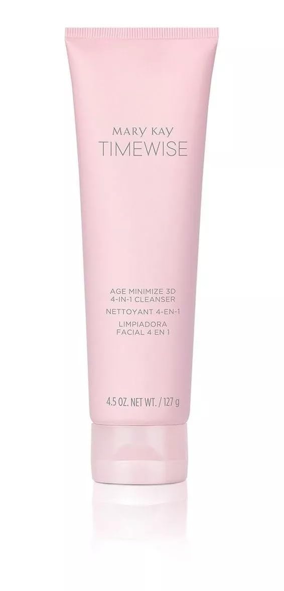 TimeWise Age Minimize 3D 4-em-1 Limpeza Facial 127g – Pele Normal a Seca - Mary Kay