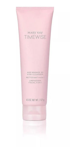TimeWise Age Minimize 3D 4-em-1 Limpeza Facial 127g – Pele Normal a Seca - Mary Kay