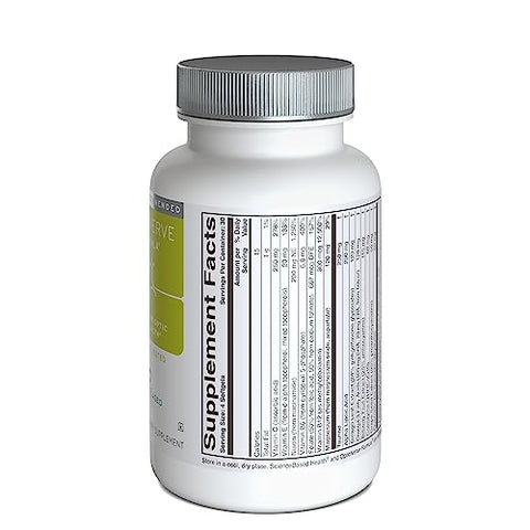 ScienceBased Health - Fórmula Optic Nerve – Suporta Circulação Ocular e Função Nervosa Normal – Testada Clinicamente – Inclui Ácidos Graxos Ômega-3, Antioxidantes, Vitaminas B, CoQ10 (30 Dias de Fornecimento)