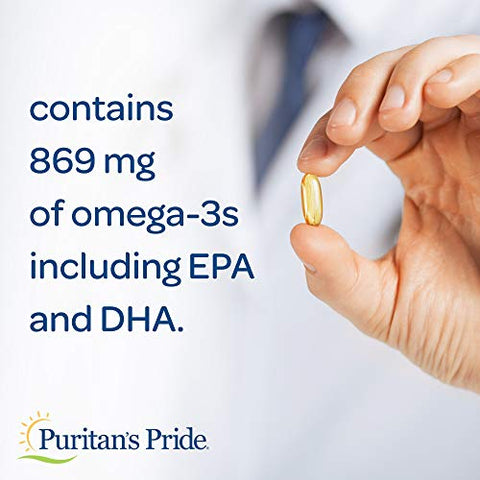 Puritan's Pride - Puritan’s Pride Ômega-3 Triplo Forte 1360 Mg (950 Mg Ômega-3 Ativo), 240 Cápsulas, Embalagem pode variar