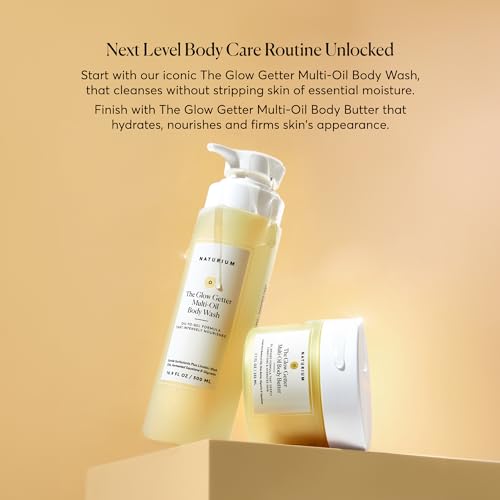 The Glow Getter – Manteiga Corporal Multi-Óleo Batida, Creme Firmador – 200g - Naturium