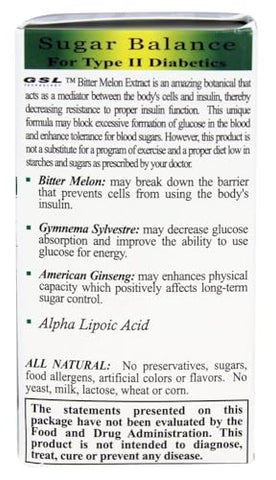 Sugar Balance | Suplementos para Equilíbrio de Açúcar (2 Frascos) | 90 Comprimidos/Frasco (Total de 120 Unidades) | TECH Sugar Balance | Fabricado nos EUA - GSL