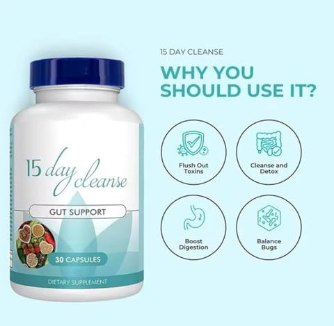 JoyfulExist - Cápsula Detox de Limpeza Intestinal, Limpa os Intestinos e o Cólon para Apoiar Mulheres e Homens, Auxilia a Digestão em 30 Cápsulas (2)