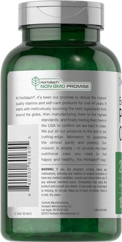 Óleo de Prímula 2000mg | 150 Cápsulas | Livre de Hexano e Solventes | Suplemento Prensado a Frio com GLA | Não-OGM, Sem Glúten - Horbäach