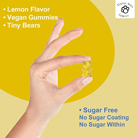 Tinies bers - Gomas de Potássio para Adultos e Crianças, Sem Açúcar, Apoio a Cãibras nas Pernas