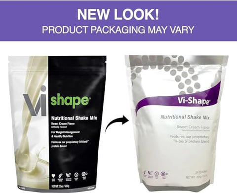 Vi-Shape - Vi Shape Original Shake Nutricional Sabor Creme Doce | 650g (1 Pacote, 24 Porções)