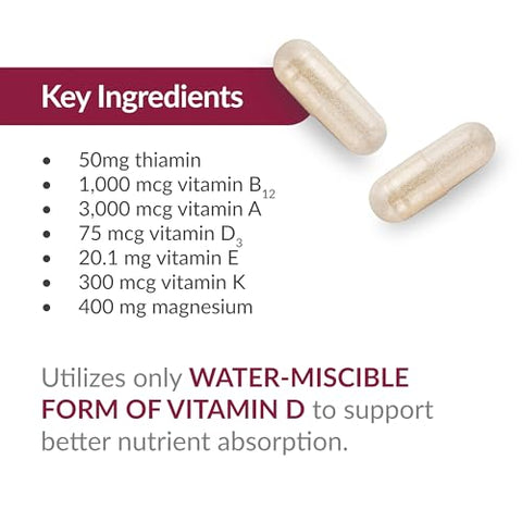 Ultra Multi – Multivitamina de Alta Potência para Pacientes de Cirurgia Bariátrica – Cápsula Multivitamínica Bariátrica – com Cálcio, Vitamina C - Bariatric Advantage