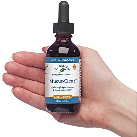 Native Remedies - NativeRemedies Mucus-Clear: Alívio Natural da Congestão Nasal e Excesso de Muco | 30ml