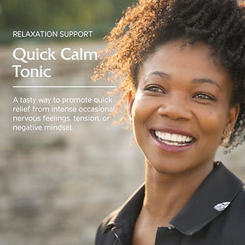 Quick Calm Tonic – Suporte ao Estresse com Lavanda, Raiz de Valeriana e Raiz de Kava – Herbal Supplement - Vitanica