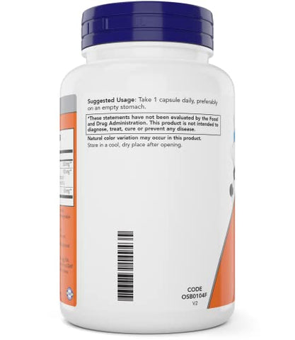 NOW Foods - Now Glutathione 500 mg – 100 Cápsulas Veganas – Forma Reduzida GSH – Enriquecido com Extrato de Cardo Mariano e Ácido Alfa Lipóico