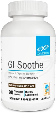 XYMOGEN - Xymogen – Suplemento para Saúde Intestinal – GI Soothe Chocolate – Casca de Ulmus Rubra, Extrato de Raiz de Alcaçuz – 100g