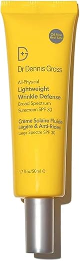 Dr Dennis Gross - Protetor Solar Dr. Dennis Gross All-Physical Leve para Defesa de Rugas de Amplo Espectro SPF 30, 50 ml