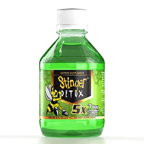 5X 7-Dias Extra Forte Bebida Permanente – Sabor Limão – 240 ml - Stinger Detox
