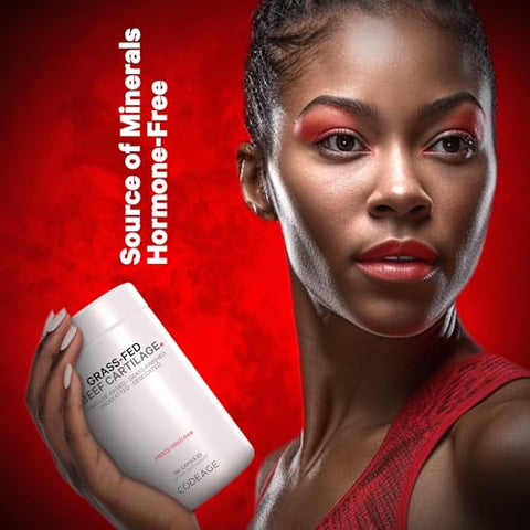 Suplemento de Cartilagem Bovina de Tráquea de Carne Alimentada com Capim – Liofilizado, Não Desengordurado, Dessicado - Codeage