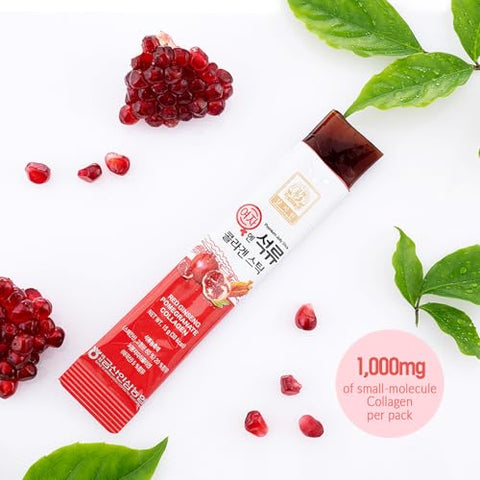 Geumsan – Stick de Colágeno de Romã para Mulheres da Beleza Coreana 30 Unidades (5 Pacotes) – 150g - Baekje