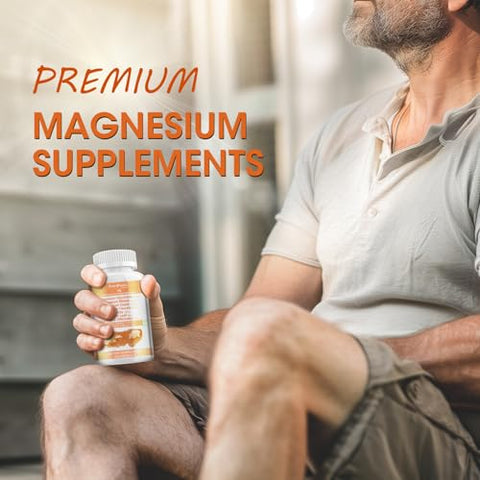 GREENPEOPLE - Magnésio Glicinato 500 mg por Porção, com Malato, Taurato – Benefícios para a Saúde