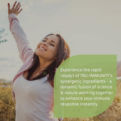 Only Nutri Labs - Tru Immunity: Cápsulas Veganas de Sambucus Elderberry com Suporte Imunológico, Vitamina C, Própolis e Beta Glucano – 60 Cápsulas